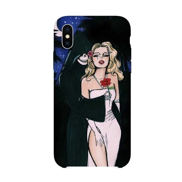 iphone SE 5 5S 6 6S 6S 7 8 X Plus Transparent Hard Plastic Cases Phone Back Cover