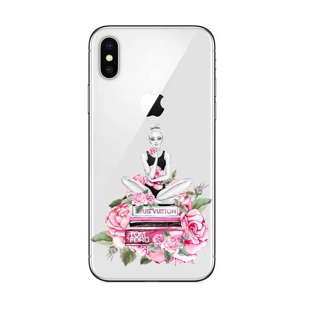 iphone 5 5S 6S XR XS MaxPLUS X XR XS Max 8 Back Cover Colorful Flowers Leaf Cartoon Cases