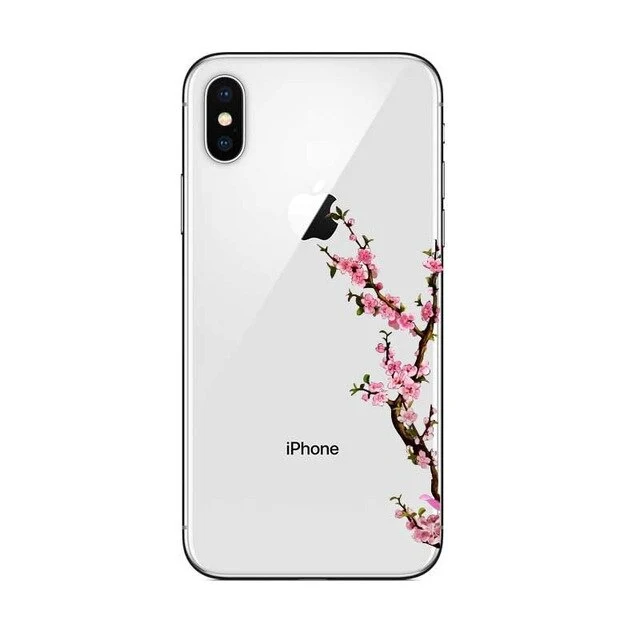 iphone 5 5S 6S XR XS MaxPLUS X XR XS Max 8 Back Cover Colorful Flowers Leaf Cartoon Cases