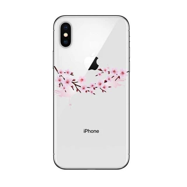 iphone 5 5S 6S XR XS MaxPLUS X XR XS Max 8 Back Cover Colorful Flowers Leaf Cartoon Cases