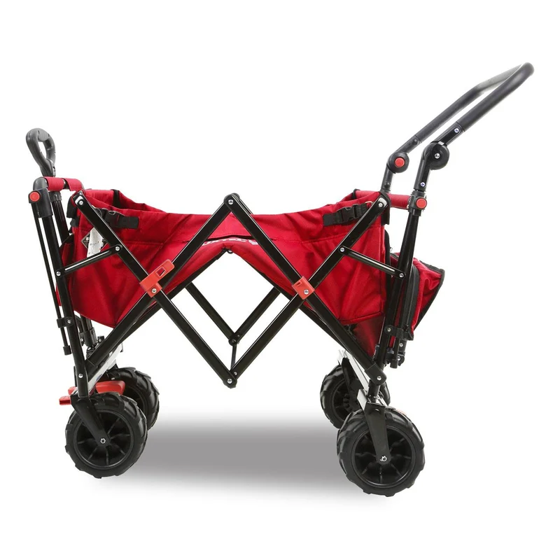 B-Ware FUXTEC Strand-Bollerwagen FX-CTB800 mit UV-geschütztem Sonnendach,Schiebegriff & Innenraumverlängerung