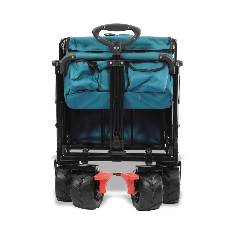 B-Ware FUXTEC Strand-Bollerwagen FX-CTB800 mit UV-geschütztem Sonnendach,Schiebegriff & Innenraumverlängerung