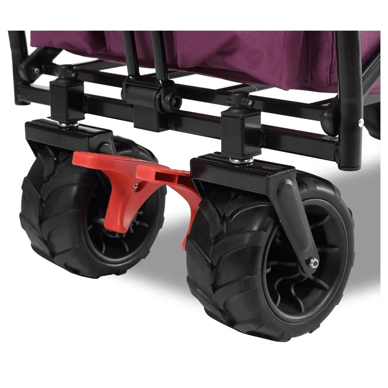 B-Ware FUXTEC Strand-Bollerwagen FX-CTB800 mit UV-geschütztem Sonnendach,Schiebegriff & Innenraumverlängerung