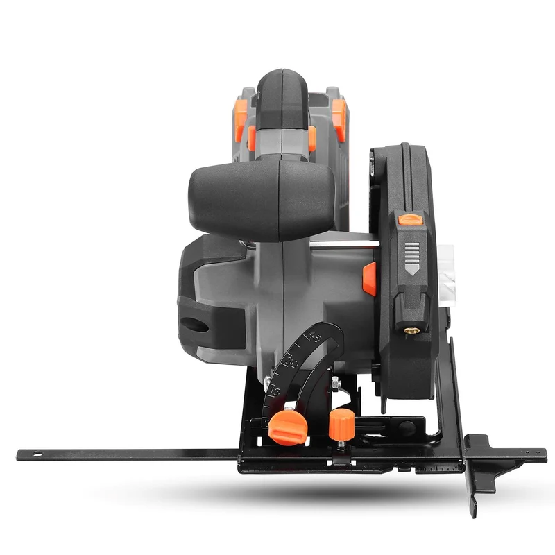 B-WARE FUXTEC 20V Akku Handkreissäge FX-E1CS20 SET mit 1 x Akku 4Ah, 1 x Ladegerät 1A
