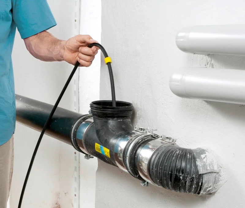 5 m Rohrreinigungsschlauch Set PROFESSIONAL 4 teilig für Kärcher Kränzle HD HDS
