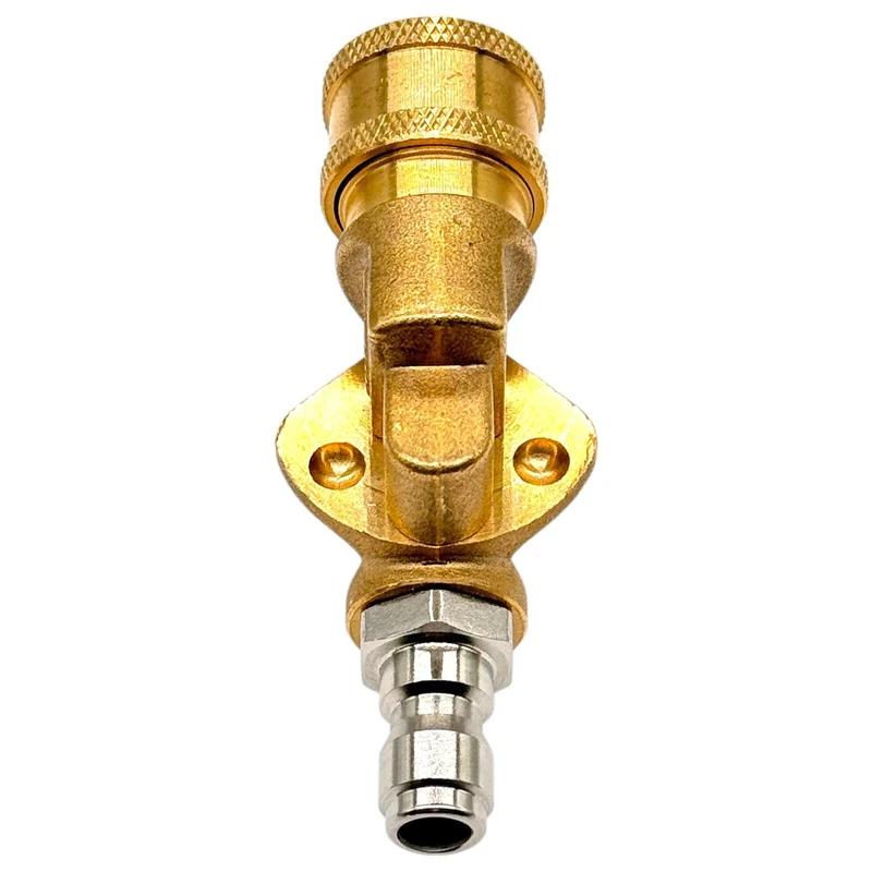 1/4" Schnellkupplung Schwenkkupplung Drehbar 180° Messing 4500 PSI HD Kupplung