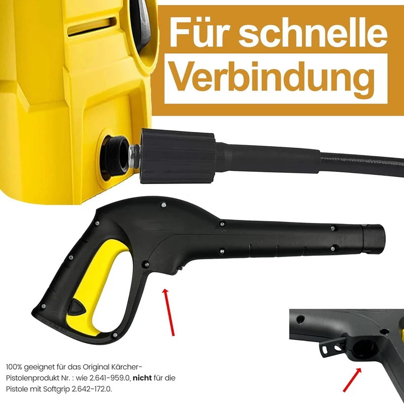 Hochdruckschlauch M22 IG Ersatzschlauch 160bar 40° für Kärcher K2/K3/K4/K5