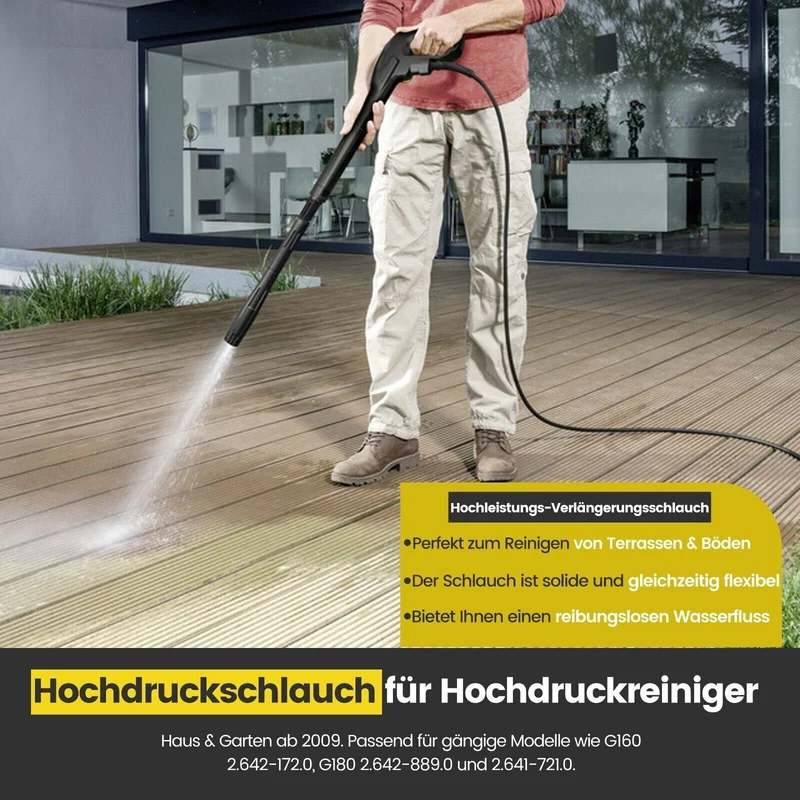 Hochdruckschlauch für geeignet Kärcher K2 K3 K4 K5 K6 K7 2.641 721.0 26417210