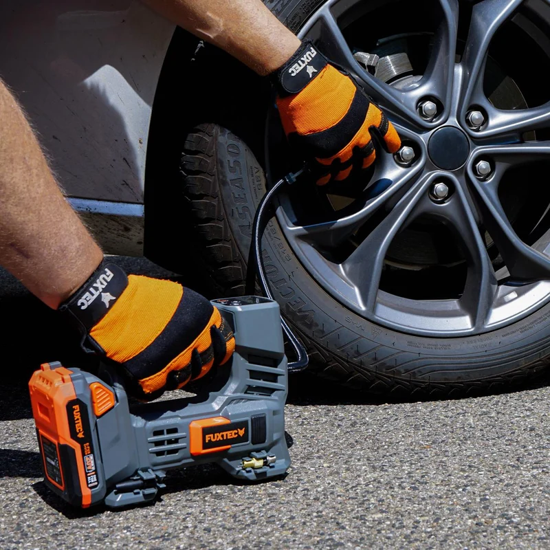 B-WARE FUXTEC 20V Akku Kompressor FX-E1CI20 ohne Akkupack, ohne Ladegerät