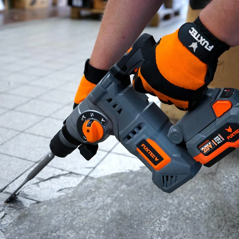 B-WARE FUXTEC 20V Akku Bohrhammer FX-E1RH20 ohne Akkupack, ohne Ladegerät