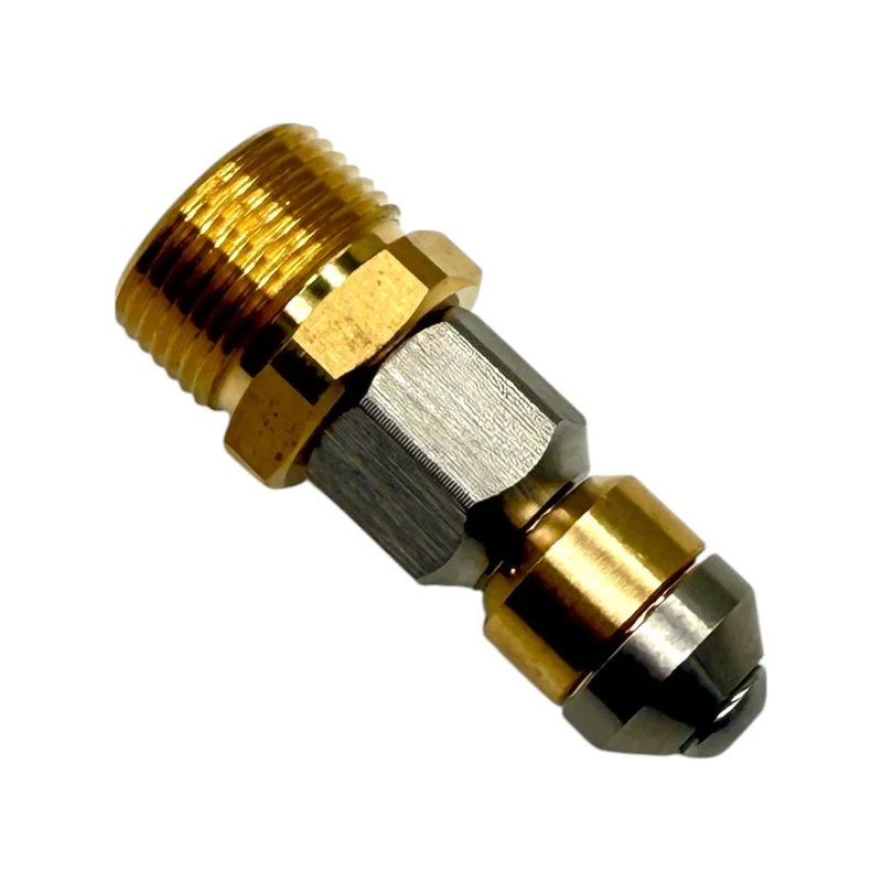 Rohrreinigungsdüse M22 x1,5 AG rotierend für Kärcher & Kränzle Hochdruckreiniger