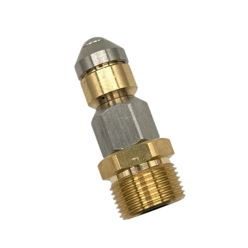 Rohrreinigungsdüse M22 x1,5 AG rotierend für Kärcher & Kränzle Hochdruckreiniger