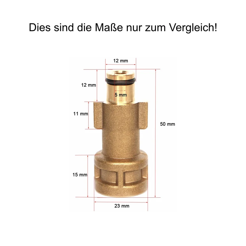 Adapter Bajonett für Kärcher Bosch Parkside Nilfisk Black&Decker Pistole Lanze