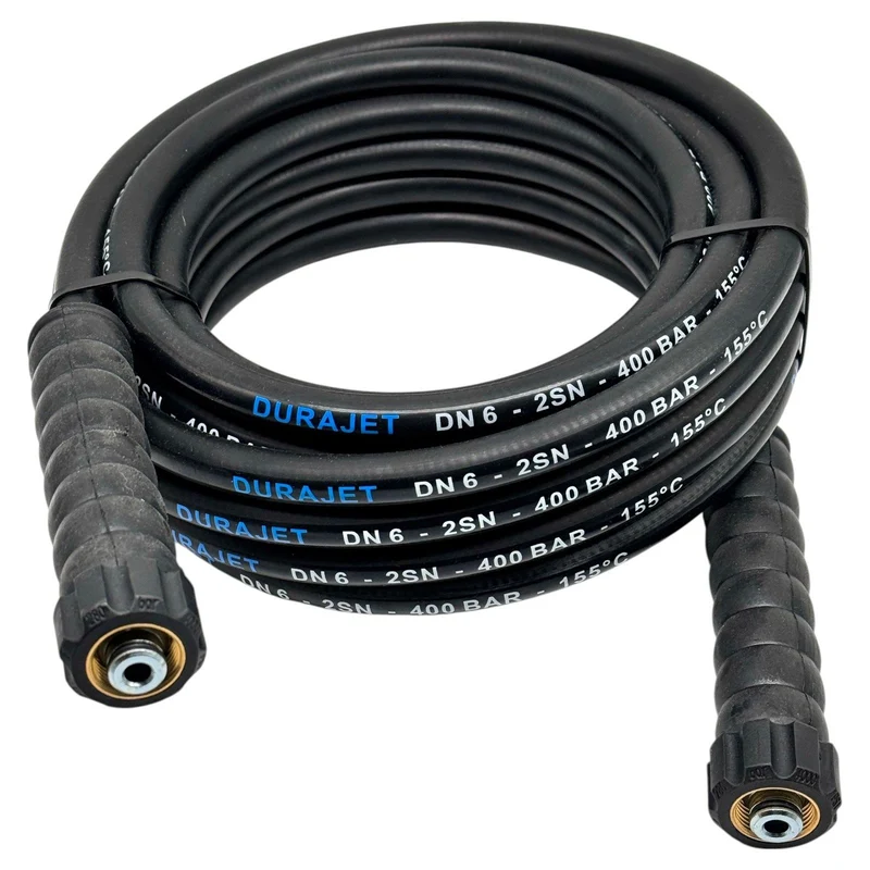 Hochdruckschlauch DN6 400 Bar 2SN Verlängerung HD HDS Drahteinlagen 2x M22 IG