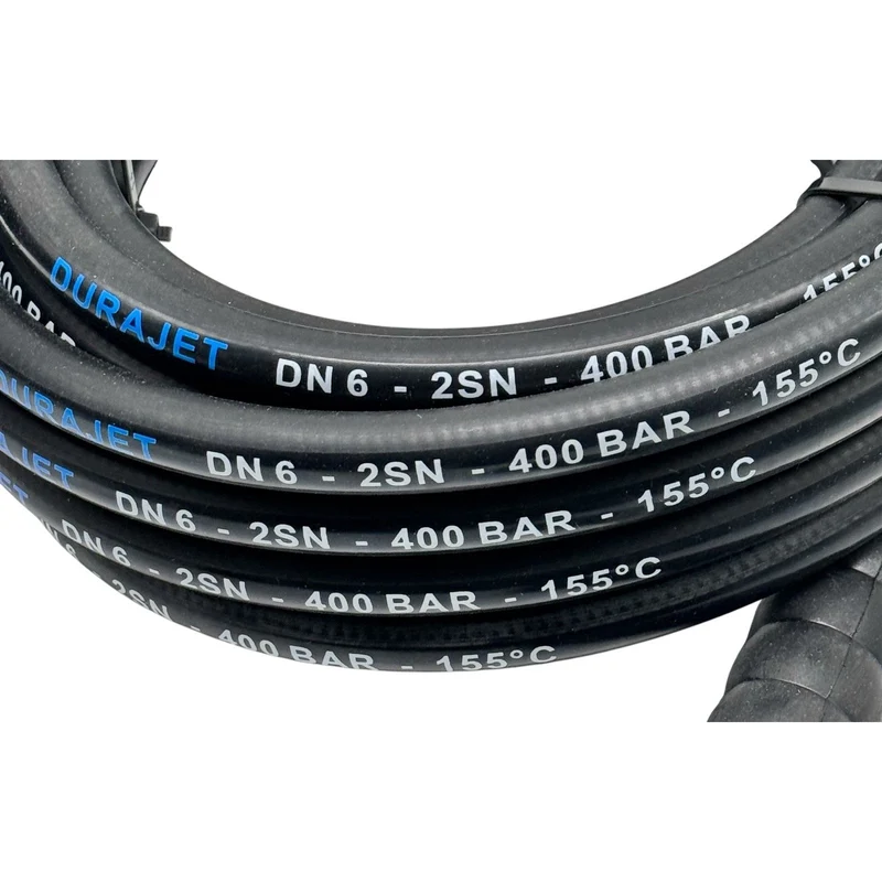 Hochdruckschlauch DN6 400 Bar 2SN Verlängerung HD HDS Drahteinlagen 2x M22 IG