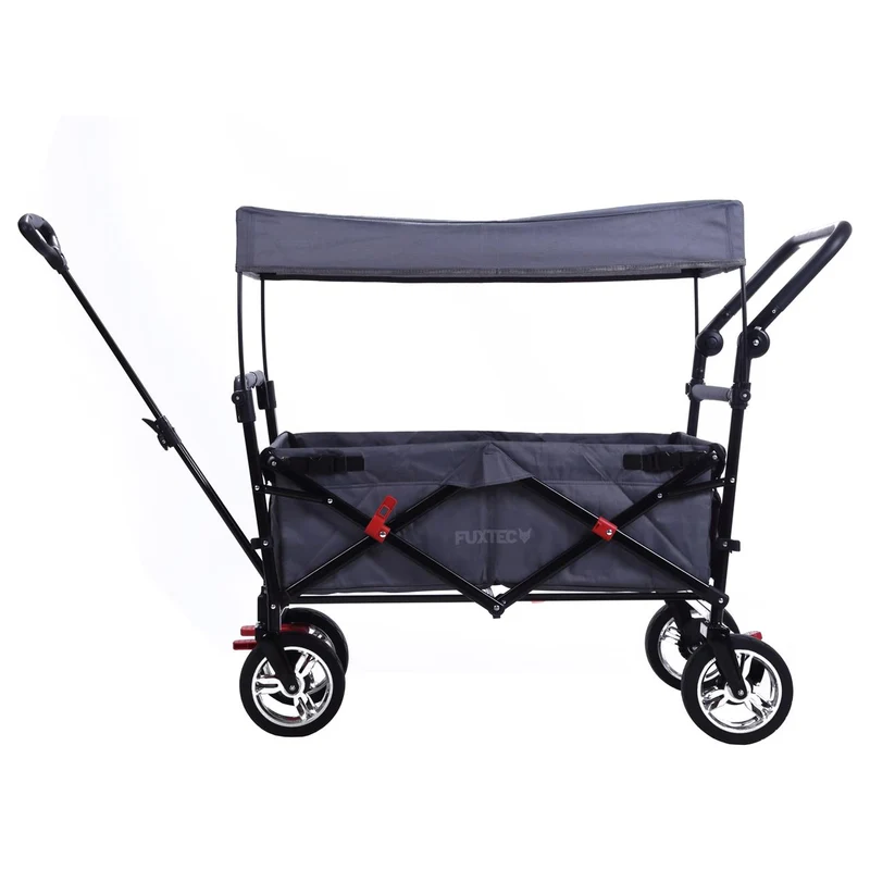 B-Ware Bollerwagen FX-CT700 mit UV-geschütztem Sonnendach und zusätzlichem Schiebegriff