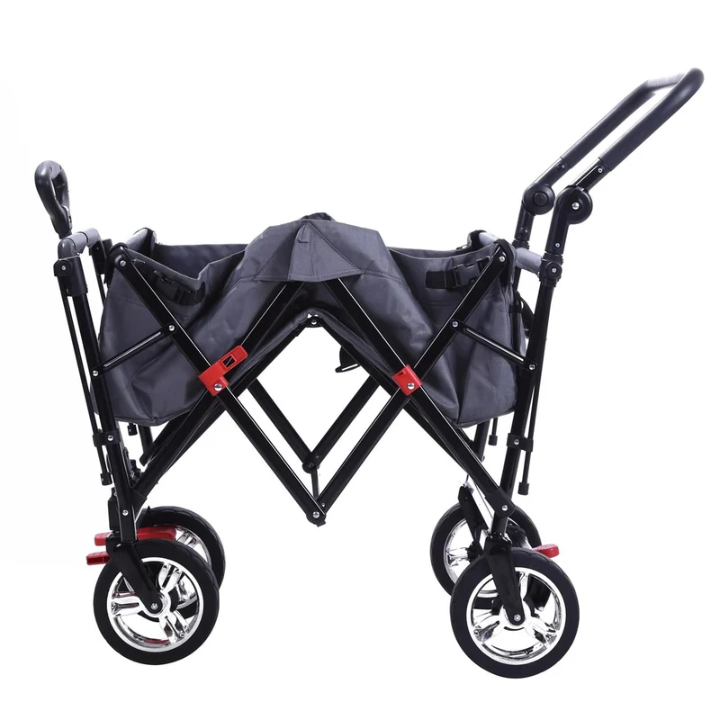 B-Ware Bollerwagen FX-CT700 mit UV-geschütztem Sonnendach und zusätzlichem Schiebegriff