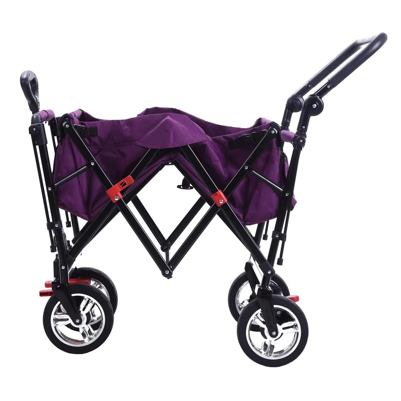 B-Ware Bollerwagen FX-CT700 mit UV-geschütztem Sonnendach und zusätzlichem Schiebegriff
