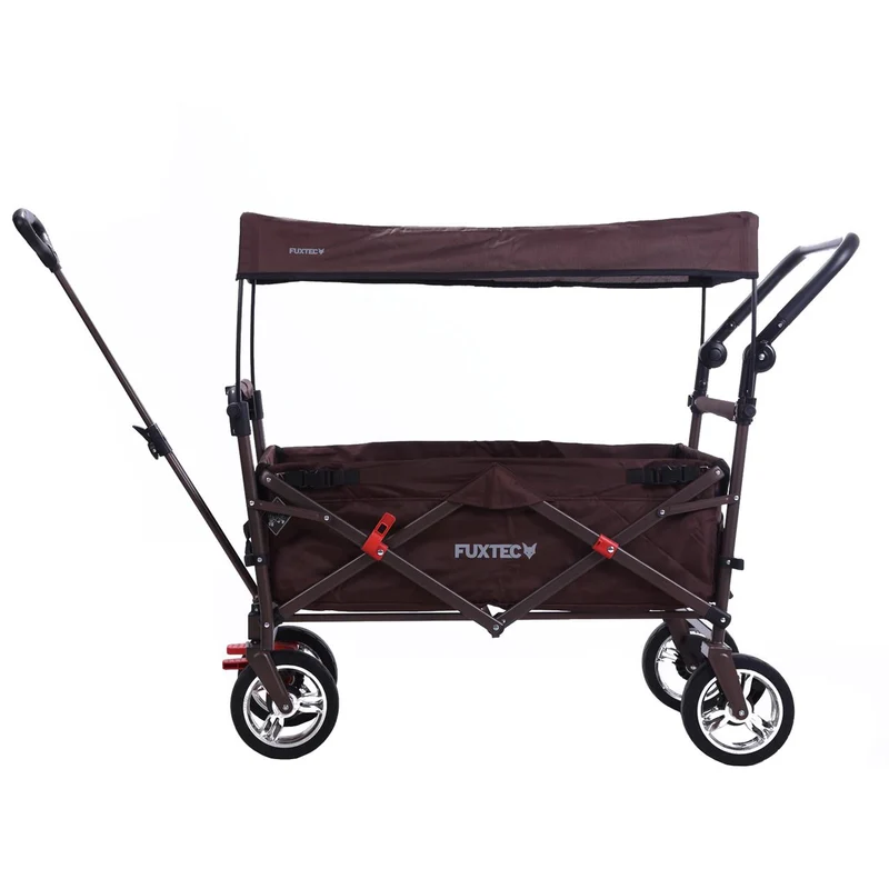 B-Ware Bollerwagen FX-CT700 mit UV-geschütztem Sonnendach und zusätzlichem Schiebegriff