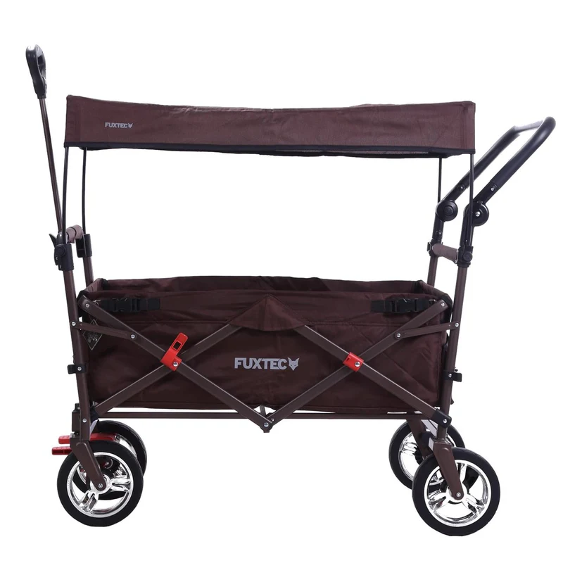 B-Ware Bollerwagen FX-CT700 mit UV-geschütztem Sonnendach und zusätzlichem Schiebegriff