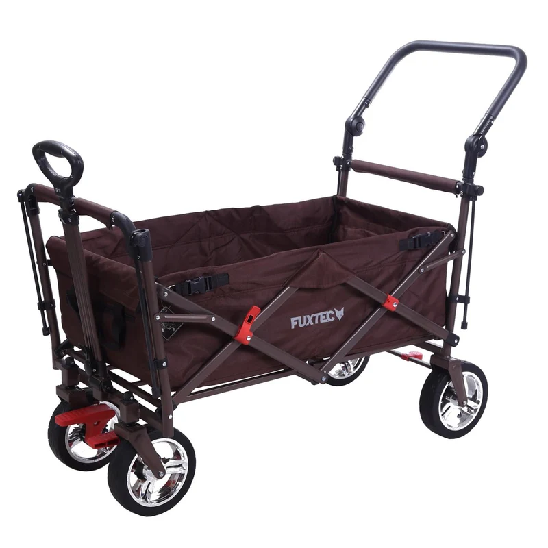 B-Ware Bollerwagen FX-CT700 mit UV-geschütztem Sonnendach und zusätzlichem Schiebegriff