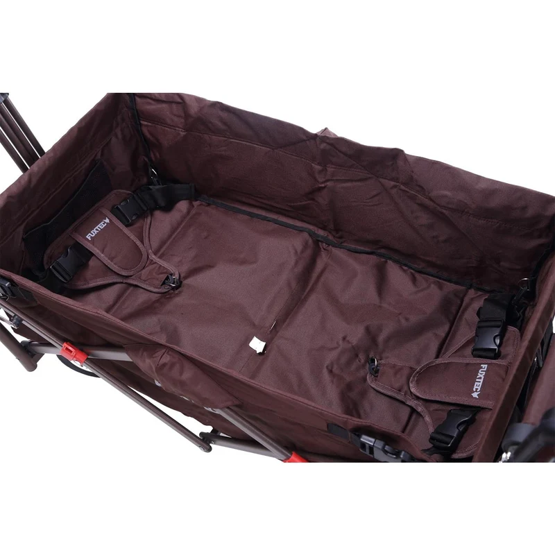 B-Ware Bollerwagen FX-CT700 mit UV-geschütztem Sonnendach und zusätzlichem Schiebegriff