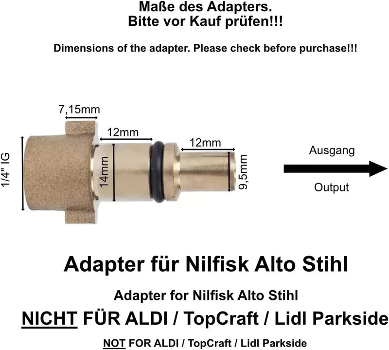 Rohrreinigungsschlauch für Nilfisk Alto usw. Verstopfung entfernen & 2 Düsen