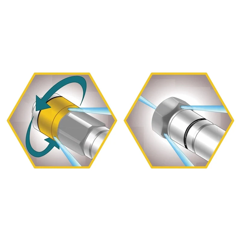 Rohrreinigungsschlauch für Kärcher mit EasyLock Verstopfung entfernen & 2 Düsen
