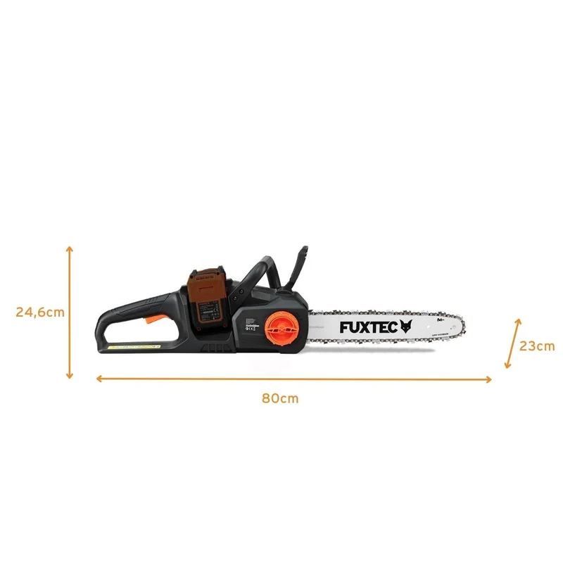 B-WARE FUXTEC 2x20V Akku Kettensäge FX-E2KS ohne Akku und Ladegerät