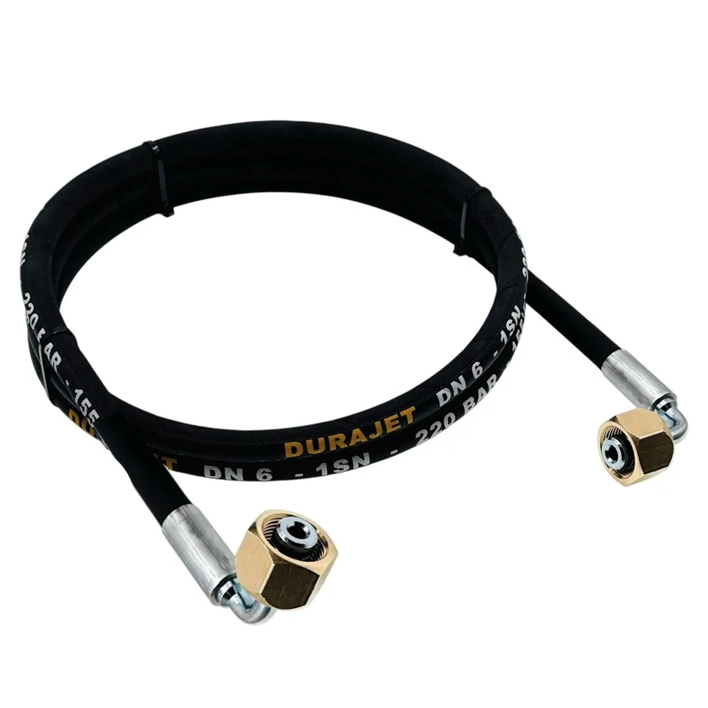 Hochdruckschlauch für Kärcher HD HDS M22 x1,5 IG doppelseitig 90° Winkel 220 bar