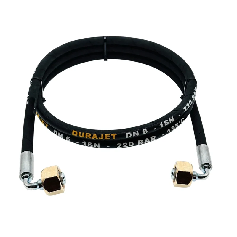 Hochdruckschlauch für Kärcher HD HDS M22 x1,5 IG doppelseitig 90° Winkel 220 bar