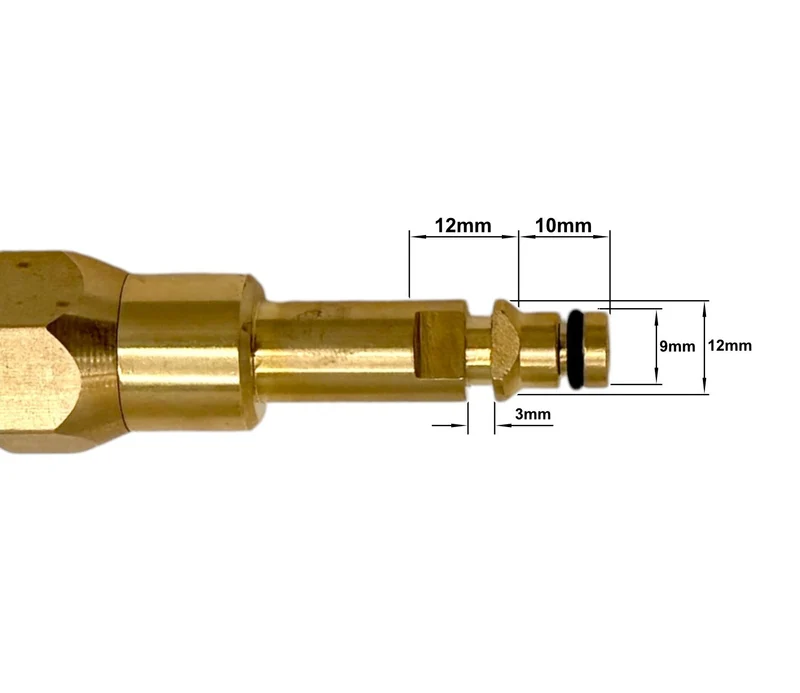 Adapter Quick Connect für Kärcher M22 Aussengewinde Stecknippel Schlauchadapter