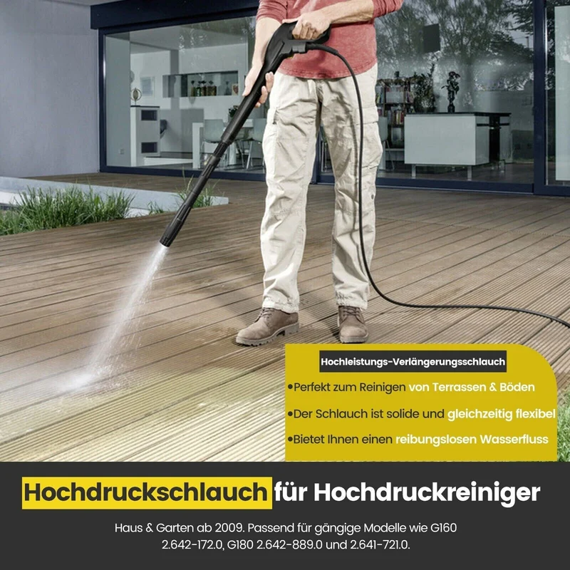 Schlauch für Hochdruckreinger Kärcher K2 K3 K4 K5 K6 K7 M22 Click Variationen