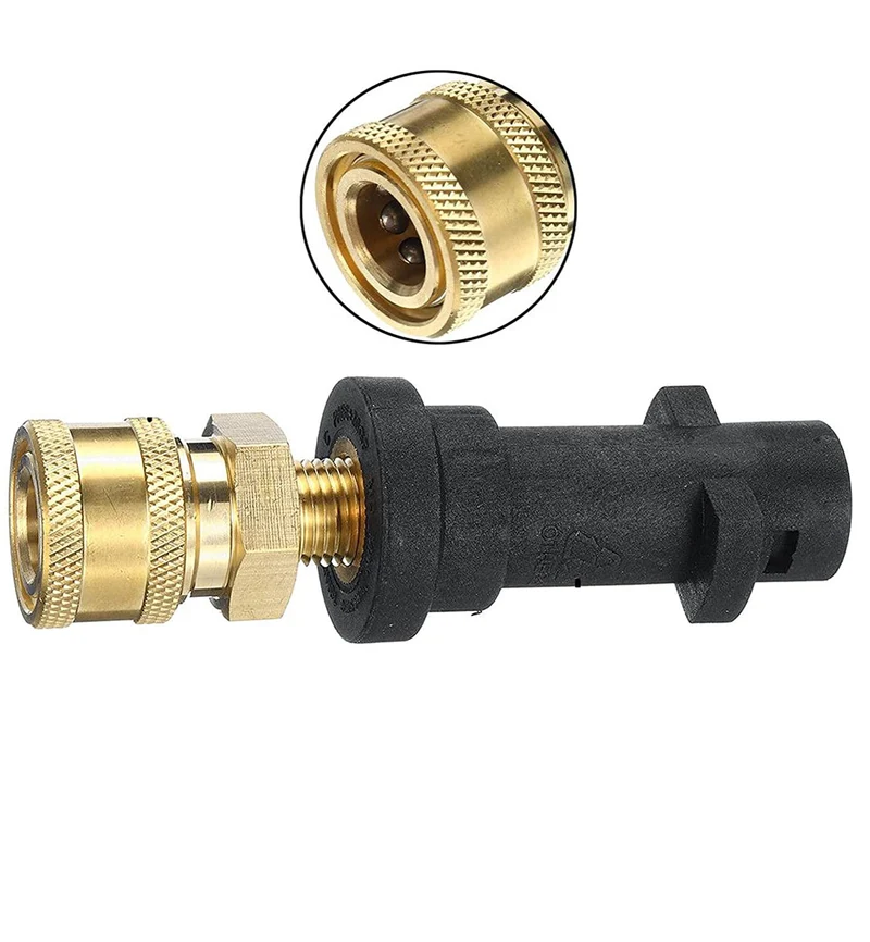 Bajonettadapter für Karcher K2 K7 1/4" Messing Schnellkupplungsanschluss