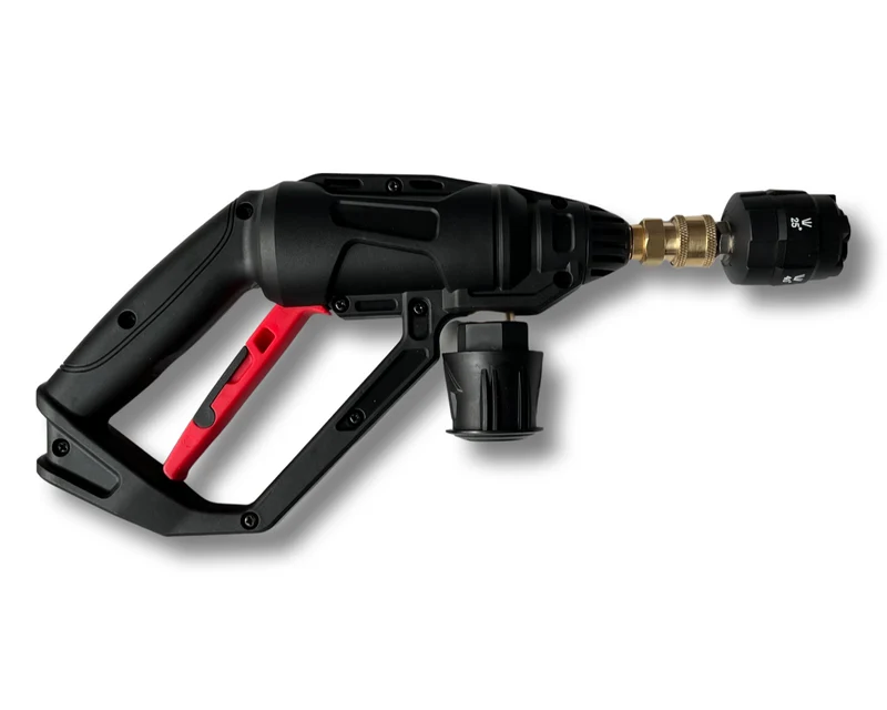 Hochdruckpistole für Kärcher u.a. & 5 in 1 Düse Schnellkupplung Click Adapter