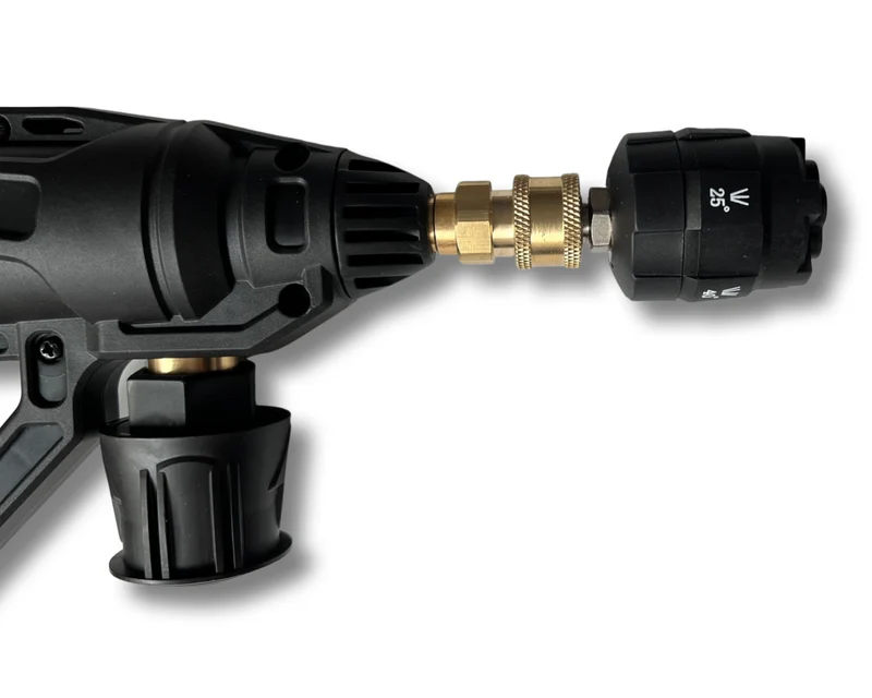 Hochdruckpistole für Kärcher u.a. & 5 in 1 Düse Schnellkupplung Click Adapter
