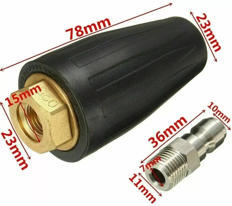 Rotordüse Dreckfräser für Kränzle HDS HD Kärcher Hochdruckreiniger bis 276bar