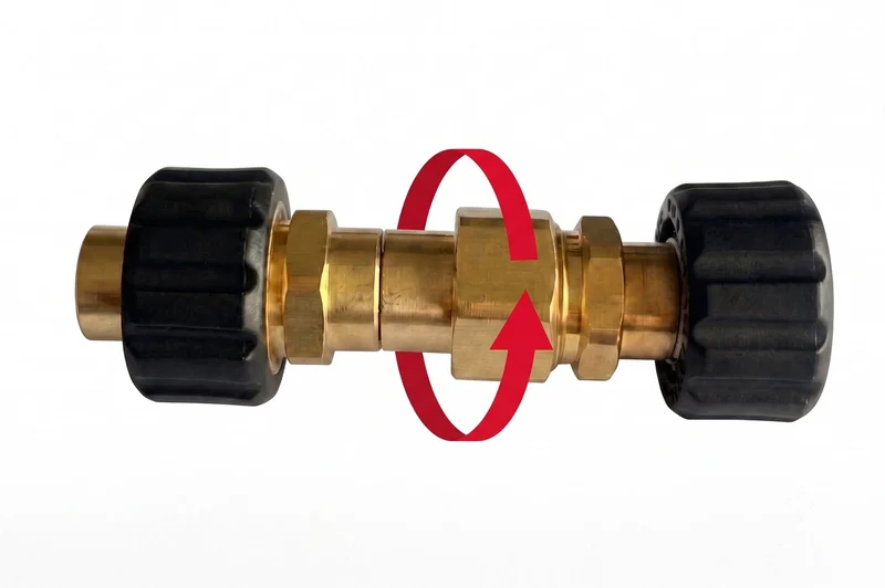 Drehkupplung M22x1,5 IG 1/4 IG 250bar Drehgelenk für Kärcher Kränzle WAP Alto