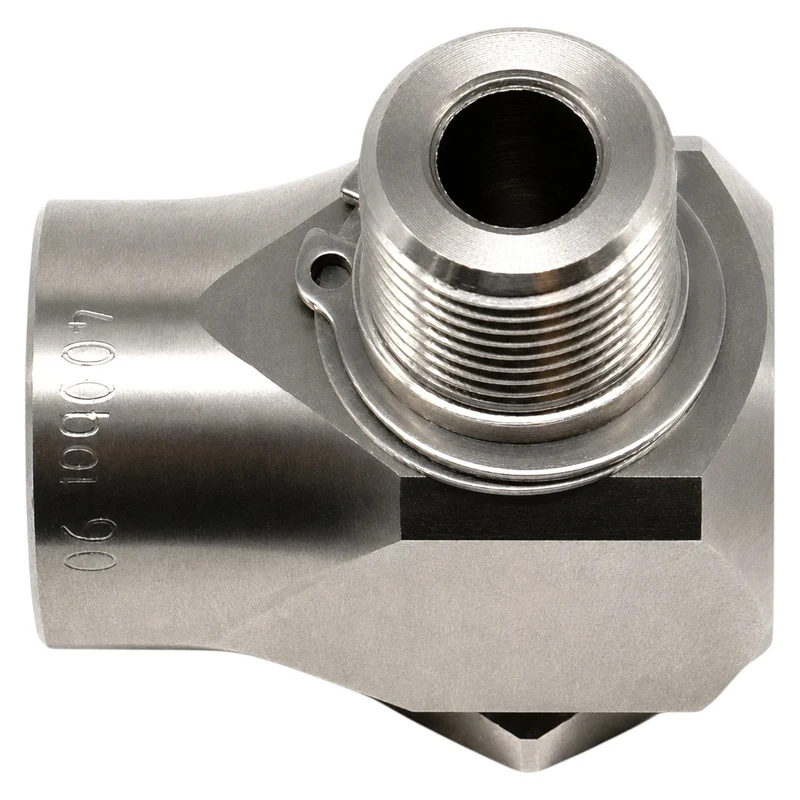 Hochdruck 360° Drehgelenk Edelstahl 3/8 Zoll IG AG Winkelstück 400 Bar 90°C
