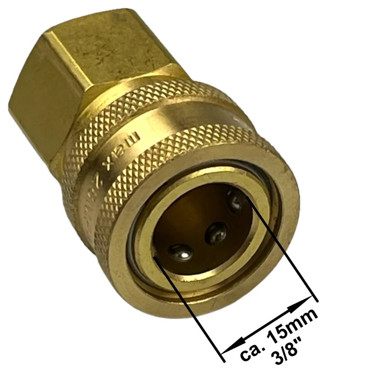 Schlauchverbinder Adapter für Black&Decker Parkside Hochdruck Schnellkupplung