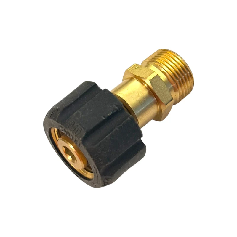 Adapter für Hochdruckreiniger M22 x1,5 AG auf M22 x1,5 IG drehbar Drehgelenk