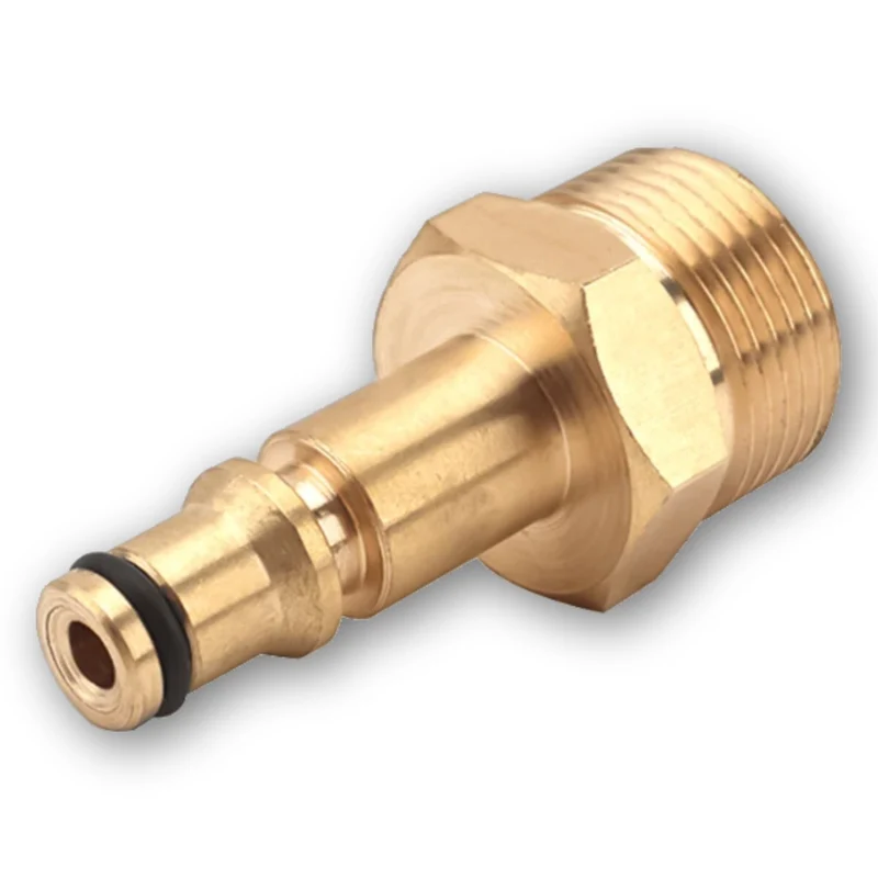 Stecknippel für Patriot / Daewoo / Bort HD Pistole Adapter mit M22 AG Messing