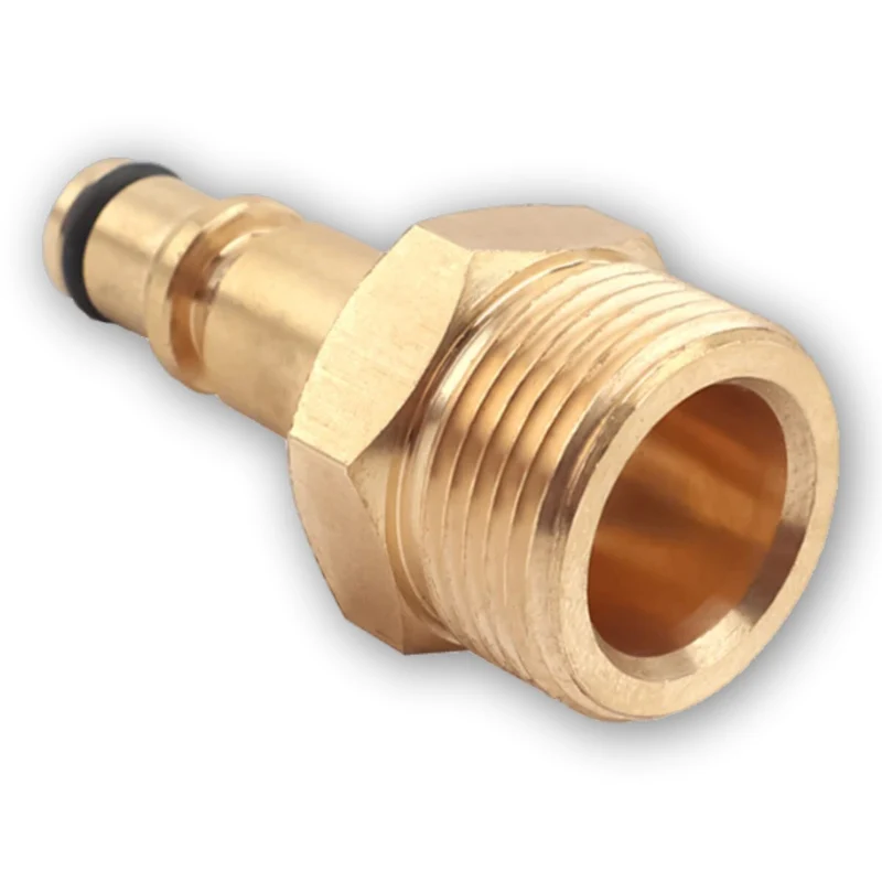 Stecknippel für Patriot / Daewoo / Bort HD Pistole Adapter mit M22 AG Messing