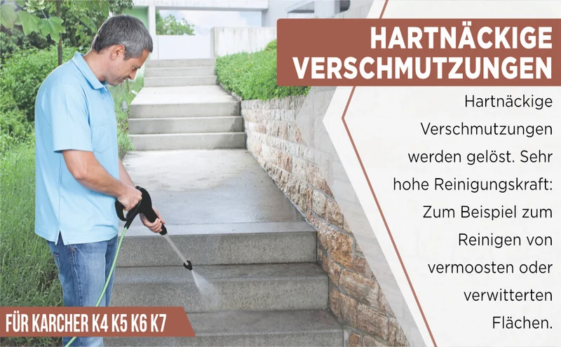 Rotordüse Dreckfräse für Kärcher K2 K7 Hochdruckreiniger Bajonett Anschluss Düse