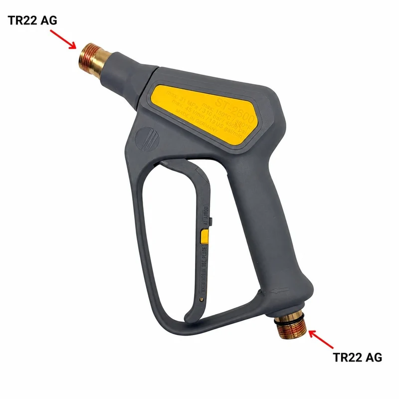 M&M ST 2600 Premium Hochdruckspritzpistole TR22 AG K Lock 310bar LTF 45l/min