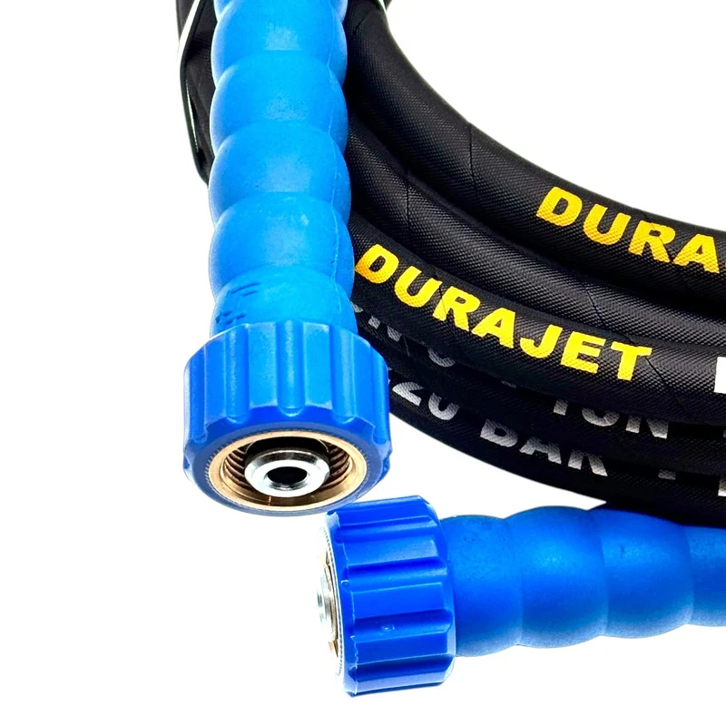 Hochdruckschlauch für Kärcher Kränzle Hochdruckreiniger 220 bar 2x M22 IG Blau