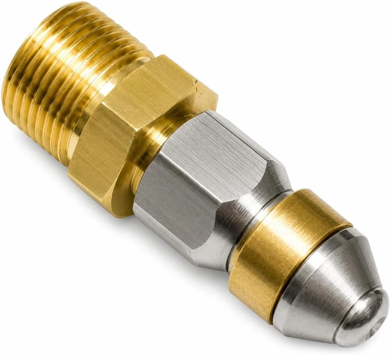 Rohrreinigungsdüse rotierend M22 x1,5 AG für Kärcher & Kränzle Hochdruckreiniger