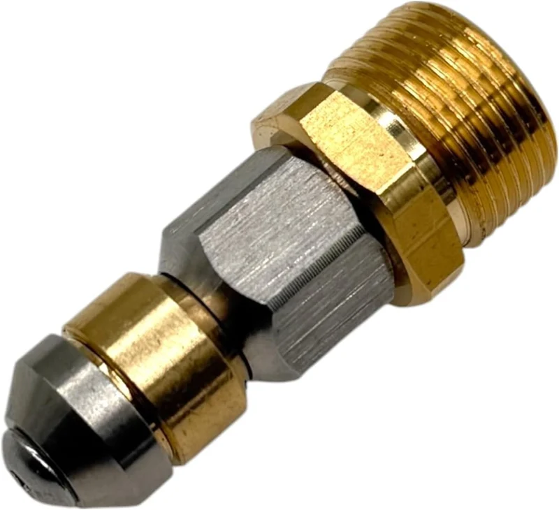 Rohrreinigungsdüse rotierend M22 x1,5 AG für Kärcher & Kränzle Hochdruckreiniger