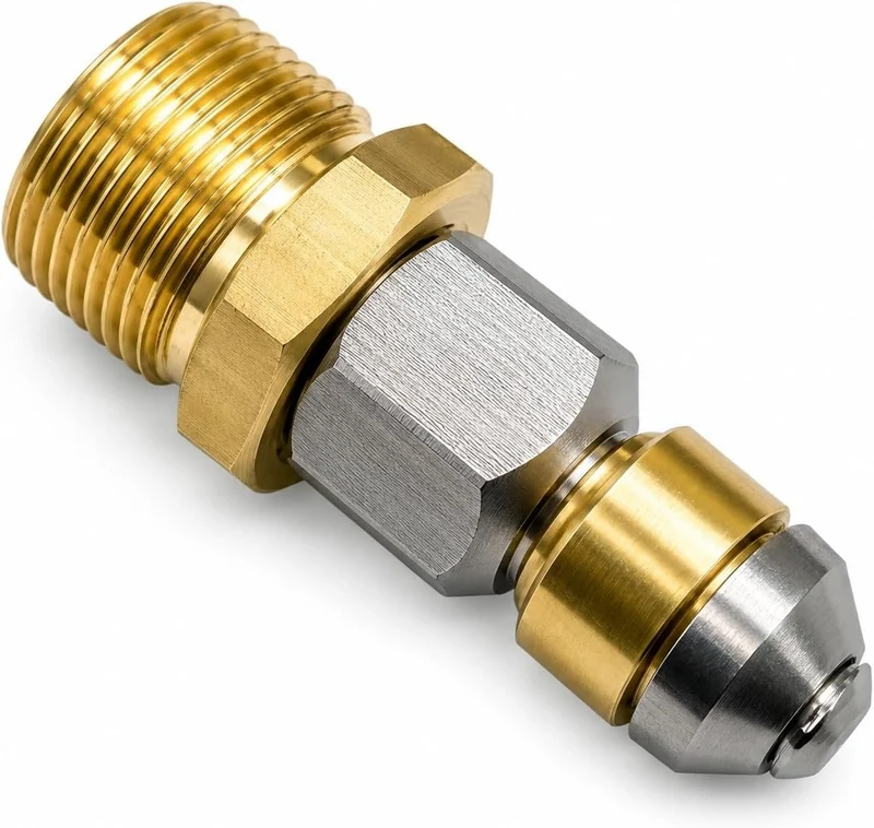 Rohrreinigungsdüse rotierend M22 x1,5 AG für Kärcher & Kränzle Hochdruckreiniger
