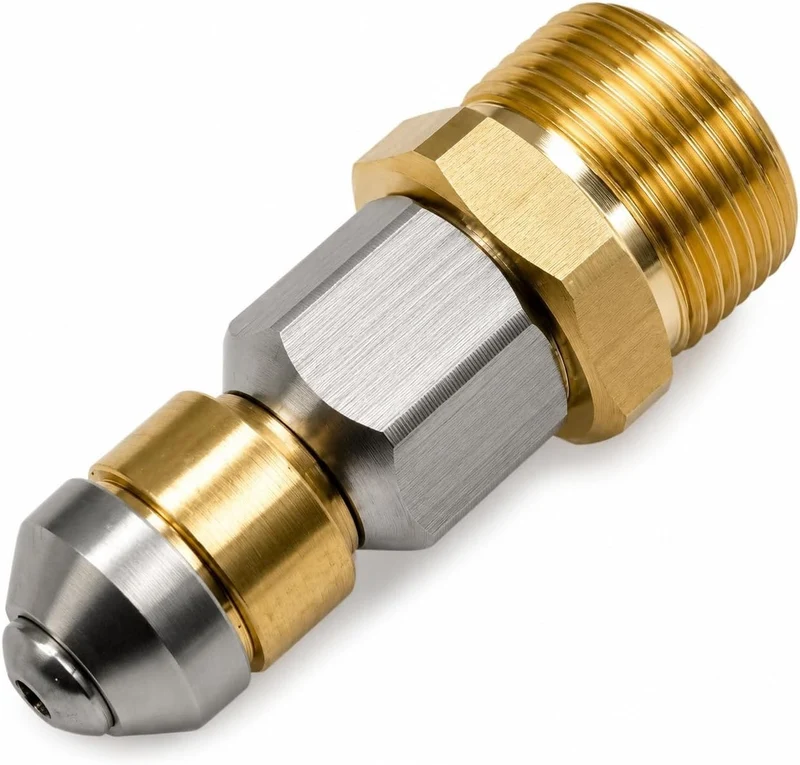 Rohrreinigungsdüse rotierend M22 x1,5 AG für Kärcher & Kränzle Hochdruckreiniger